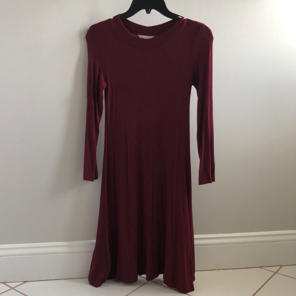 American Eagle Soft & Sexy Maroon dress